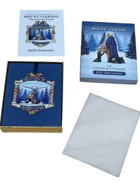 George Washington's Mount Vernon The General's Prayer 2025 Ornament